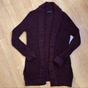 BURGUNDY CARDIGAN